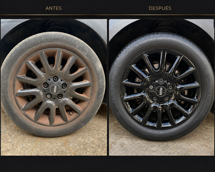 Entrega final de detailing integral con acabado showroom
