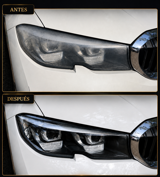 Detailing exterior en Range Rover blanco perlado
